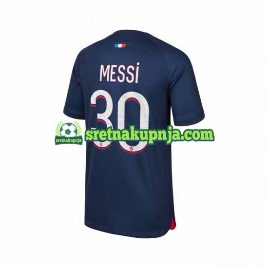 Muškarci Domaći Home Dresova Paris Saint-Germain Lionel Messi 30 2023-2024 Kratkih Rukava