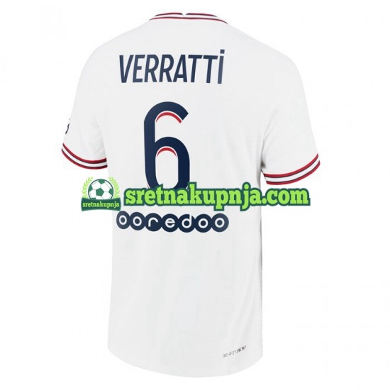 Muškarci Četvrti Dresova Paris Saint-Germain Marco Verratti 6 2021-2022 Kratkih Rukava