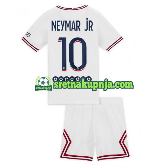 Dječja Četvrti Dresova Paris Saint-Germain Neymar Jr 10 2021-2022 Kratkih Rukava