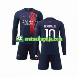 Dječja Domaći Home Dresova Paris Saint-Germain Neymar Jr 10 2023-2024 Dugim Rukavima