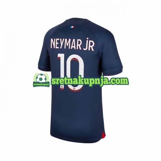Muškarci Domaći Home Dresova Paris Saint-Germain Neymar Jr 10 2023-2024 Kratkih Rukava