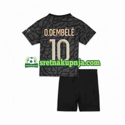 Dječja Treći Dresova Paris Saint-Germain O.Dembele 10 2023-2024 Kratkih Rukava