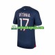 Muškarci Domaći Home Dresova Paris Saint-Germain Vitinha 17 2023-2024 Kratkih Rukava