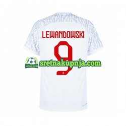 Muškarci Domaći Home Dresova Poljska Lewandowski 9 World Cup 2022 Kratkih Rukava