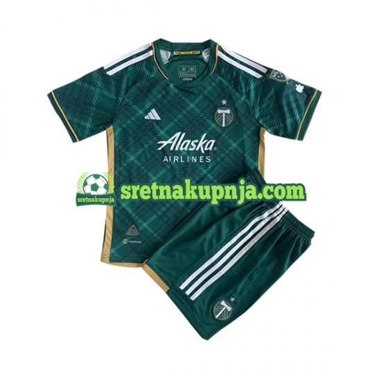 Dječja Domaći Home Dresova Portland Timbers 2023 Kratkih Rukava