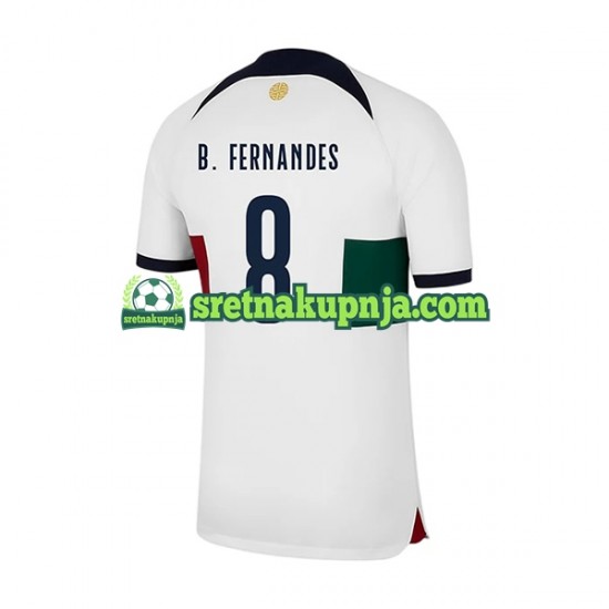 Muškarci Gostujući Away Dresova Portugal B.Fernandes 8 World Cup 2022 Kratkih Rukava
