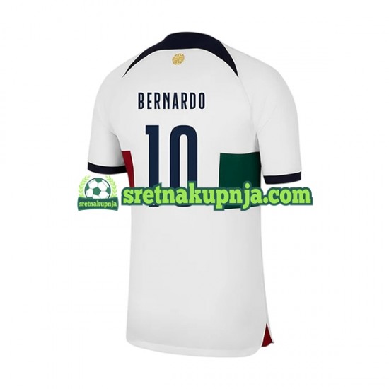 Muškarci Gostujući Away Dresova Portugal Bernardo 10 World Cup 2022 Kratkih Rukava