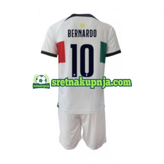 Dječja Gostujući Away Dresova Portugal Bernardo 10 World Cup 2022 Kratkih Rukava