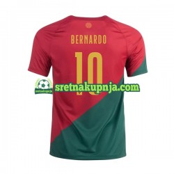 Muškarci Domaći Home Dresova Portugal Bernardo 10 World Cup 2022 Kratkih Rukava Muškarci Domaći Home Dresova Portugal Bernardo 10 World Cup 2022 Kratkih Rukava
