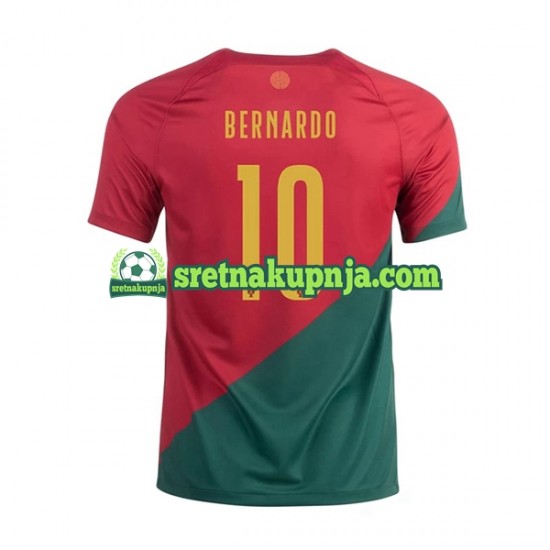 Muškarci Domaći Home Dresova Portugal Bernardo 10 World Cup 2022 Kratkih Rukava