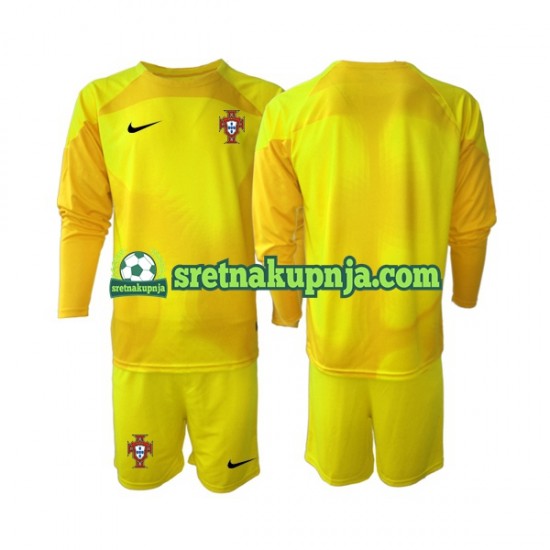 Dječja Domaći Home Golmanski Dresova Portugal World Cup 2022 Dugim Rukavima