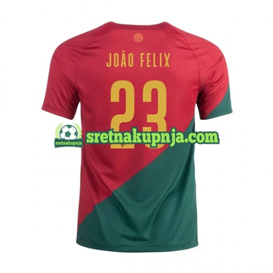 Muškarci Domaći Home Dresova Portugal Joao Felix 23 World Cup 2022 Kratkih Rukava