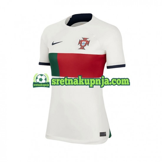 Žene Gostujući Away Dresova Portugal World Cup 2022 Kratkih Rukava