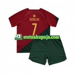 Dječja Domaći Home Dresova Portugal Ronaldo 7 World Cup 2022 Kratkih Rukava Dječja Domaći Home Dresova Portugal Ronaldo 7 World Cup 2022 Kratkih Rukava