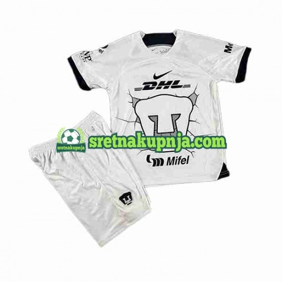 Dječja Domaći Home Dresova Pumas UNAM 2023-2024 Kratkih Rukava