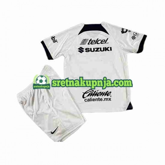 Dječja Domaći Home Dresova Pumas UNAM 2023-2024 Kratkih Rukava