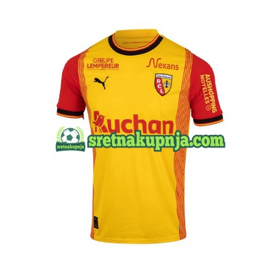 Muškarci Domaći Home Dresova RC Lens 2023-2024 Kratkih Rukava