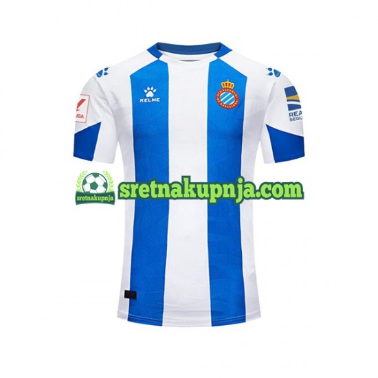 Muškarci Domaći Home Dresova RCD Espanyol 2023-2024 Kratkih Rukava