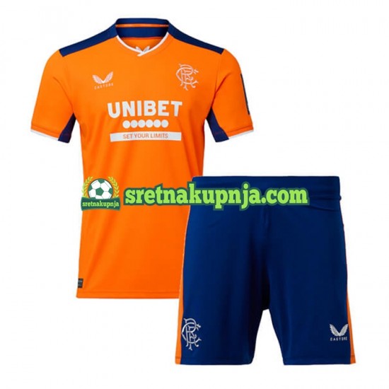 Dječja Treći Dresova Rangers 2022-2023 Kratkih Rukava