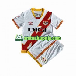 Dječja Domaći Home Dresova Rayo Vallecano 2023-2024 Kratkih Rukava