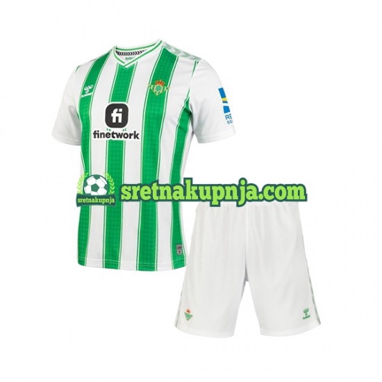 Dječja Domaći Home Dresova Real Betis 2023-2024 Kratkih Rukava