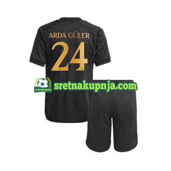 Dječja Treći Dresova Real Madrid Arda Guler 24 2023-2024 Kratkih Rukava