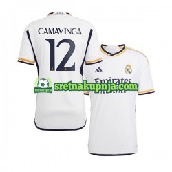 Muškarci Domaći Home Dresova Real Madrid Camavinga 12 2023-2024 Kratkih Rukava