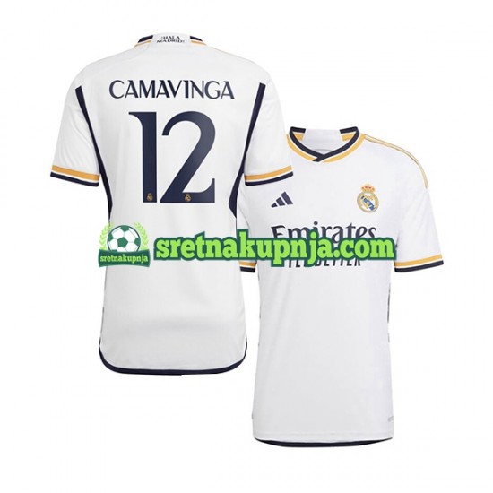 Muškarci Domaći Home Dresova Real Madrid Camavinga 12 2023-2024 Kratkih Rukava