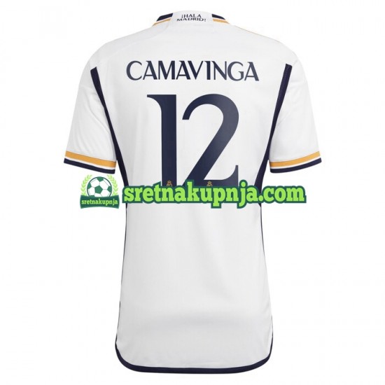 Muškarci Domaći Home Dresova Real Madrid Camavinga 12 2023-2024 Kratkih Rukava