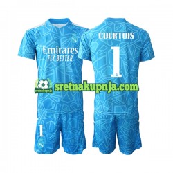Dječja Domaći Home Golmanski Dresova Real Madrid Courtois 1 2022-2023 Kratkih Rukava