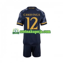 Dječja Gostujući Away Dresova Real Madrid EDUARDO CAMAVINGA 12 2023-2024 Kratkih Rukava