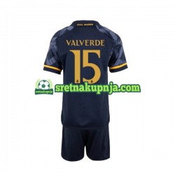 Dječja Gostujući Away Dresova Real Madrid Federico Valverde 15 2023-2024 Kratkih Rukava