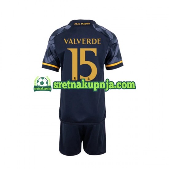 Dječja Gostujući Away Dresova Real Madrid Federico Valverde 15 2023-2024 Kratkih Rukava