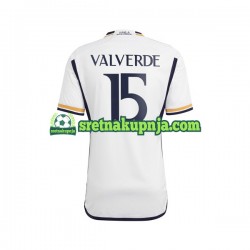 Muškarci Domaći Home Dresova Real Madrid Federico Valverde 15 2023-2024 Kratkih Rukava