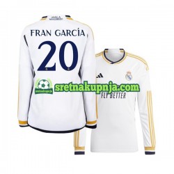 Muškarci Domaći Home Dresova Real Madrid Fran Garcia 20 2023-2024 Dugim Rukavima