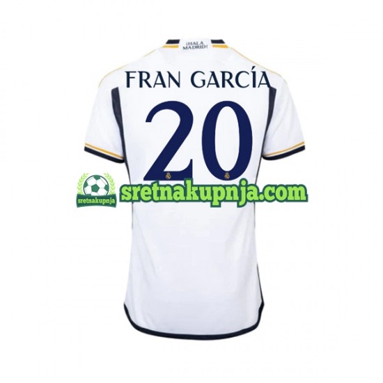 Muškarci Domaći Home Dresova Real Madrid Fran Garcia 20 2023-2024 Kratkih Rukava