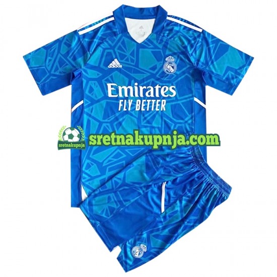 Dječja Domaći Home Golmanski Dresova Real Madrid 2022-2023 Kratkih Rukava