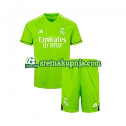 Dječja Domaći Home Golmanski Dresova Real Madrid 2023-2024 Kratkih Rukava