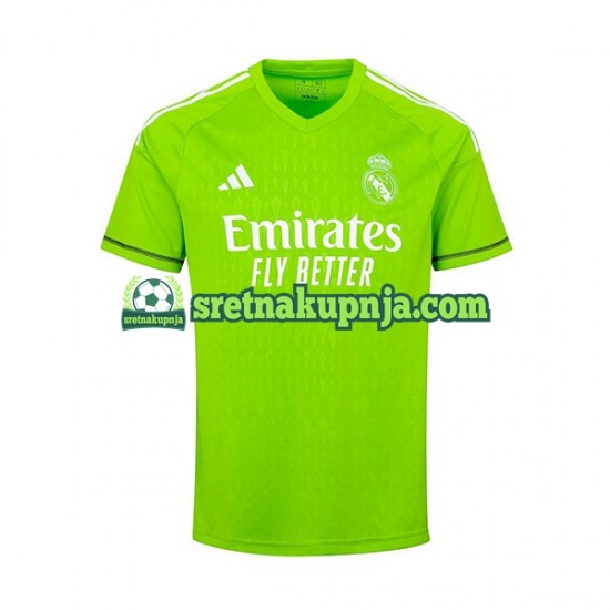 Muškarci Domaći Home Golmanski Dresova Real Madrid 2023-2024 Kratkih Rukava