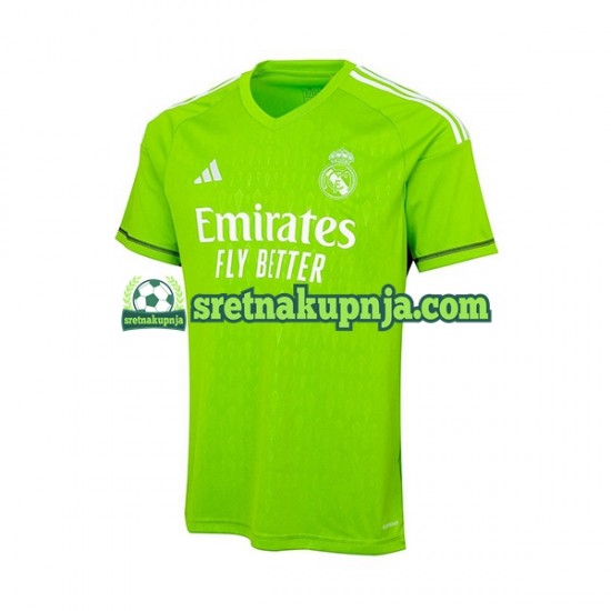Muškarci Domaći Home Golmanski Dresova Real Madrid 2023-2024 Kratkih Rukava