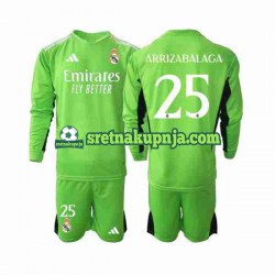 Dječja Domaći Home Golmanski Dresova Real Madrid Kepa Arrizabalaga 25 2023-2024 Dugim Rukavima