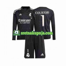 Dječja Gostujući Away Golmanski Dresova Real Madrid Thibaut Courtois 1 2023-2024 Dugim Rukavima