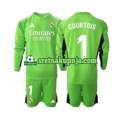Dječja Domaći Home Golmanski Dresova Real Madrid Thibaut Courtois 1 2023-2024 Dugim Rukavima