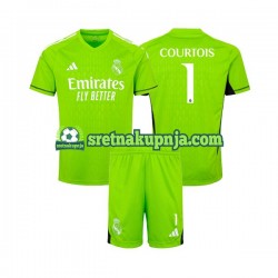 Dječja Domaći Home Golmanski Dresova Real Madrid Thibaut Courtois 1 2023-2024 Kratkih Rukava
