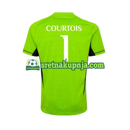 Muškarci Domaći Home Golmanski Dresova Real Madrid Thibaut Courtois 1 2023-2024 Kratkih Rukava
