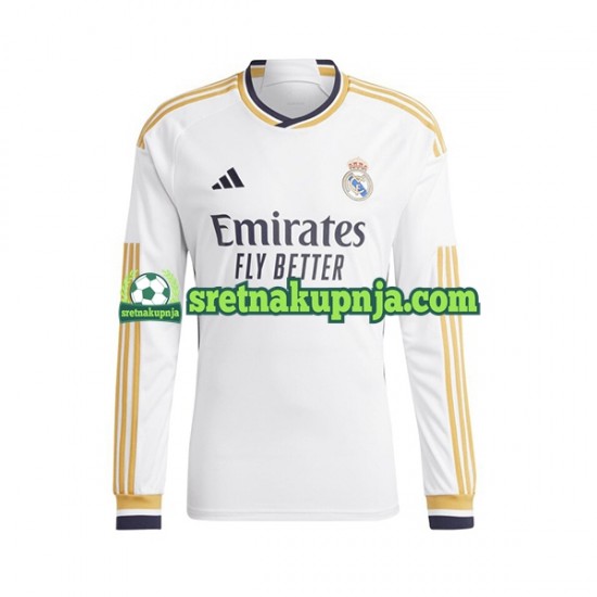 Muškarci Domaći Home Dresova Real Madrid 2023-2024 Dugim Rukavima