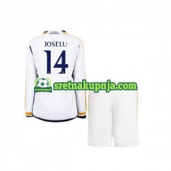 Dječja Domaći Home Dresova Real Madrid JOSELU 14 2023-2024 Dugim Rukavima