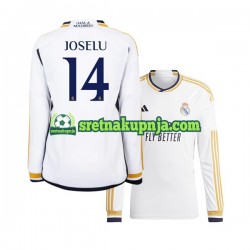 Muškarci Domaći Home Dresova Real Madrid JOSELU 14 2023-2024 Dugim Rukavima