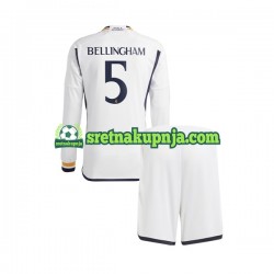 Dječja Domaći Home Dresova Real Madrid Jude Bellingham 5 2023-2024 Dugim Rukavima
