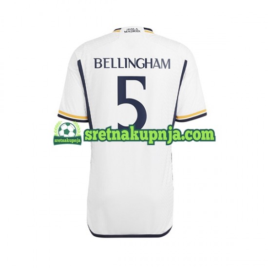 Muškarci Domaći Home Dresova Real Madrid Jude Bellingham 5 2023-2024 Kratkih Rukava